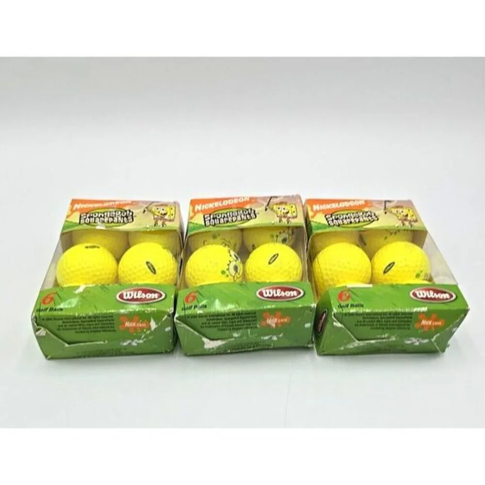 Nickelodeon SpongeBob Squarepants Wilson Golf Balls 6